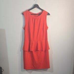 H&M Sleeveless Coral Mini Dress